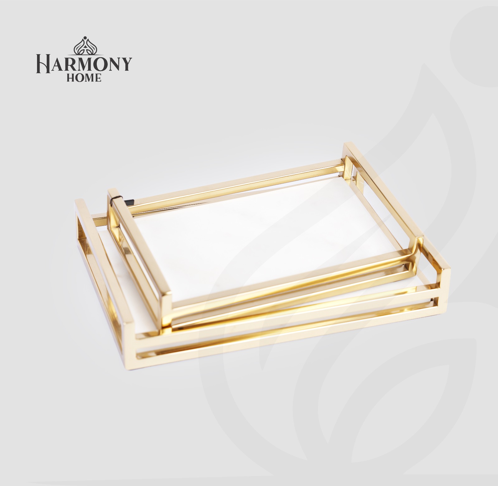 صينية مستطيل ديكور